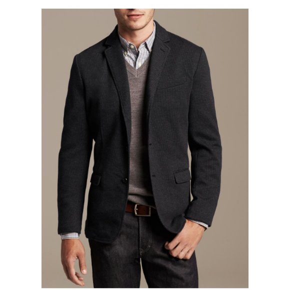 Banana Republic Other - Banana Republic Men's Dark Grey Blazer Size 38R